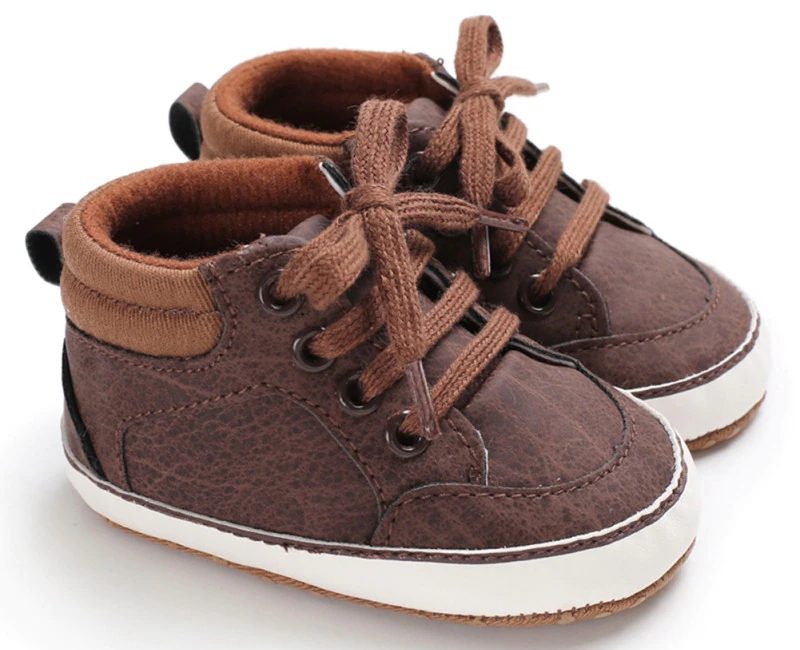 Casual Sneakers Fra Daimer Til Drenge - Brun