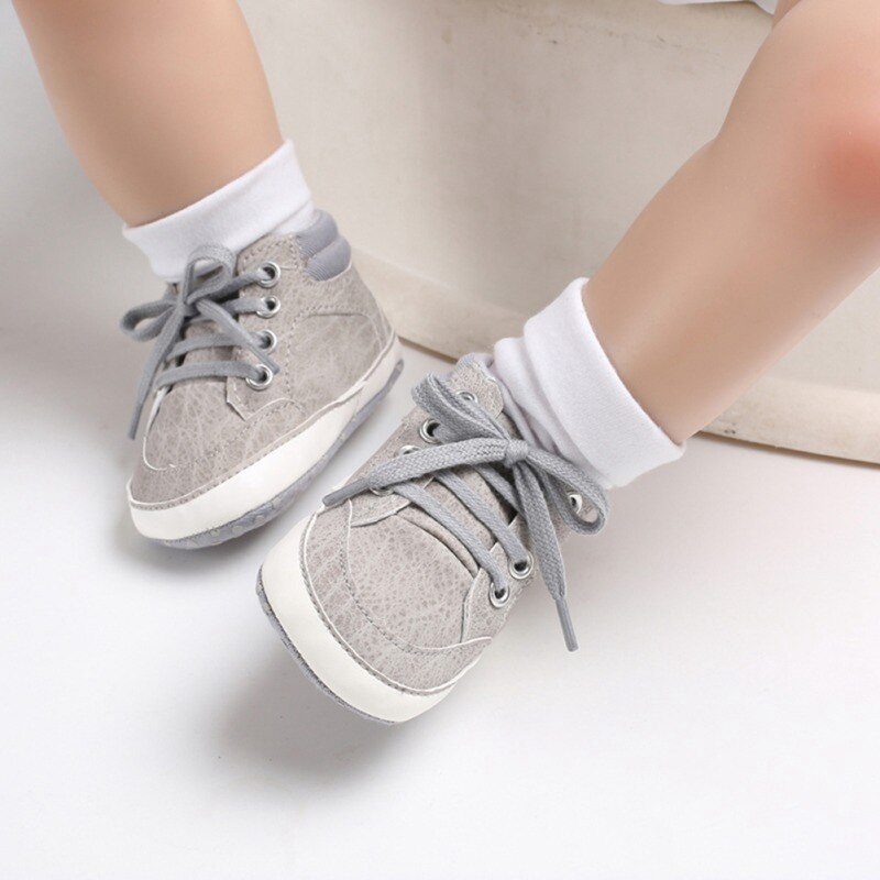 Casual Sneakers Fra Daimer Til Drenge - Brun