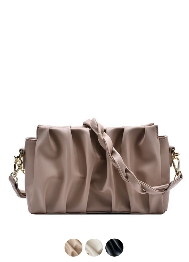 Cata Plisseret Crossbody Håndtaske Til Kvinder