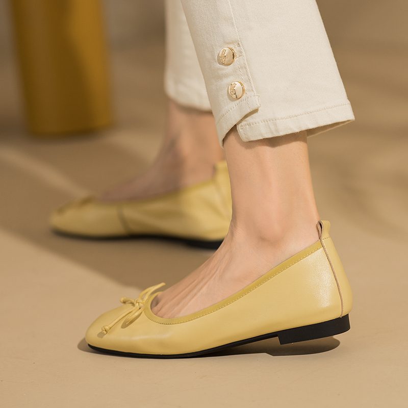 Catalina Slip On Flats Til Kvinder - Gul