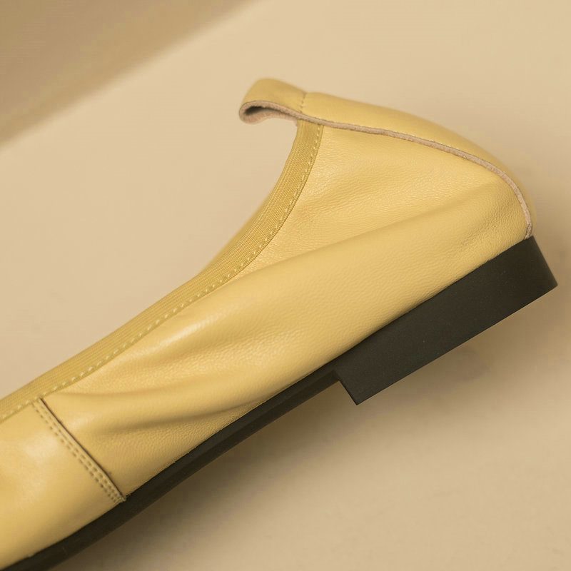 Catalina Slip On Flats Til Kvinder - Gul