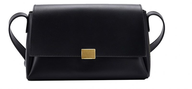 Ceci Ensfarvet Crossbody-håndtaske Til Kvinder - Sort