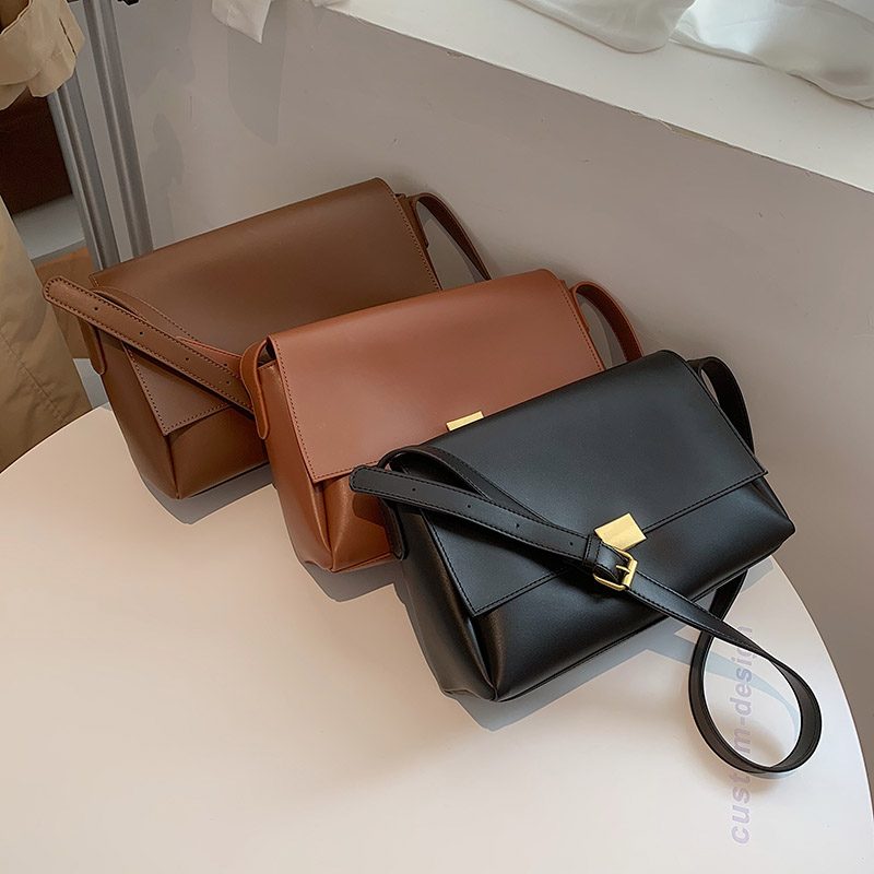 Ceci Ensfarvet Crossbody-håndtaske Til Kvinder - Sort