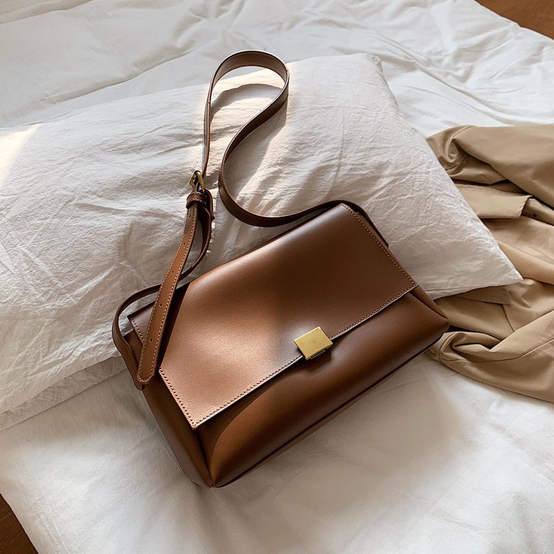 Ceci Ensfarvet Crossbody-håndtaske Til Kvinder - Sort