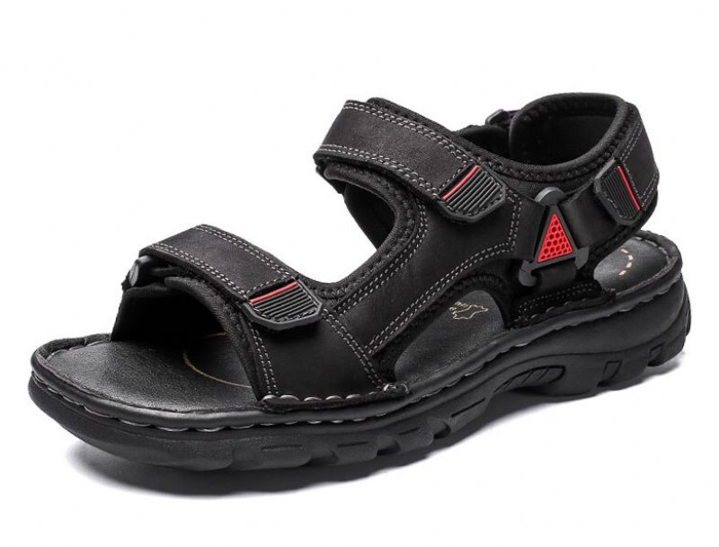 Century Mænds Afslappede Sandaler - Sort