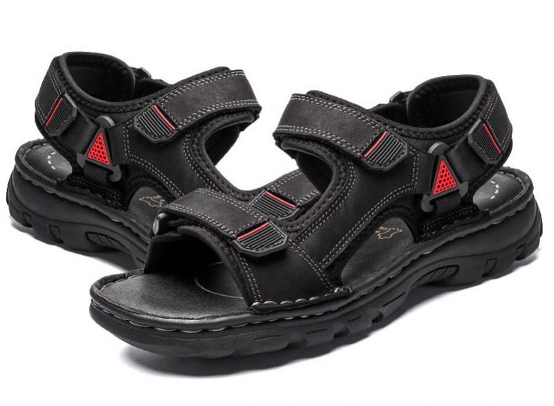 Century Mænds Afslappede Sandaler - Sort