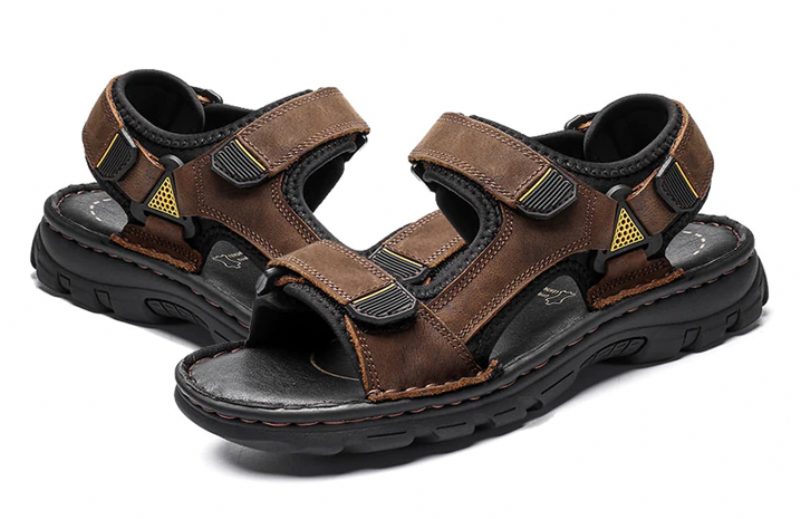 Century Mænds Afslappede Sandaler - Sort