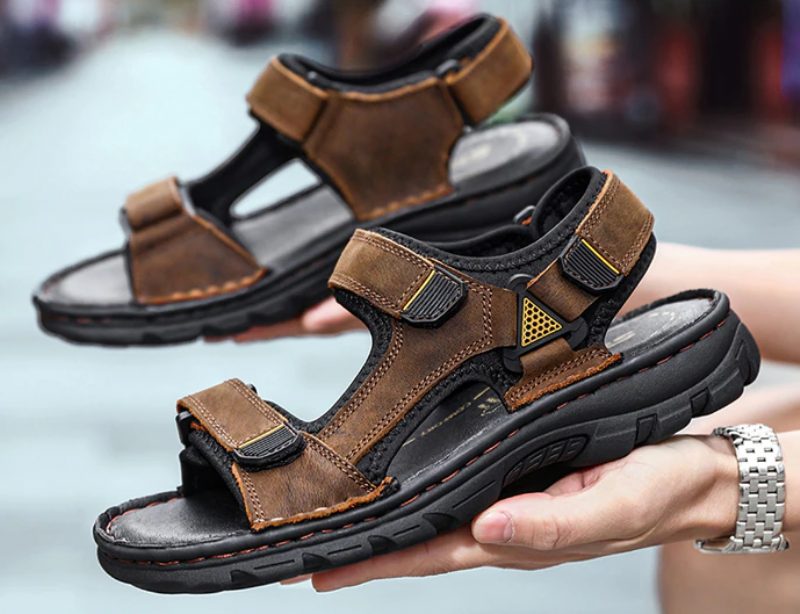 Century Mænds Afslappede Sandaler - Sort