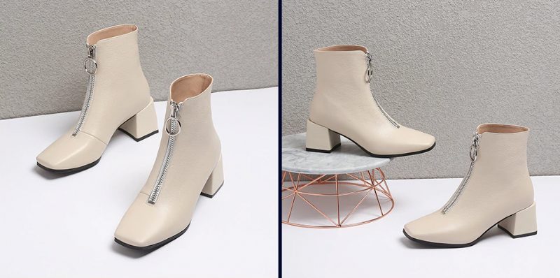 Chandal Damestøvler Ankelhøjde - Beige