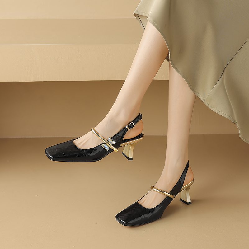 Charlotte Elegante Festsandaler Til Kvinder - Gylden