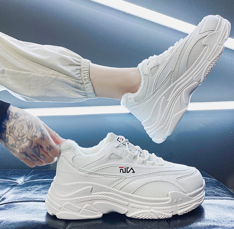 Charly Unisex Sneaker - Hvid Pels