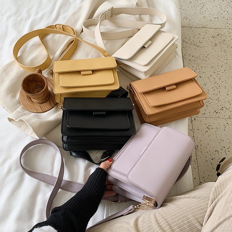 Chelique Crossbody-håndtaske I Læder Til Kvinder - Sort