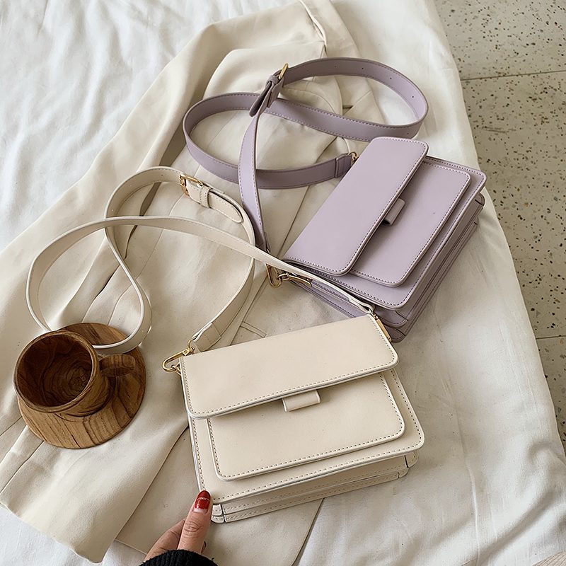 Chelique Crossbody-håndtaske I Læder Til Kvinder - Sort