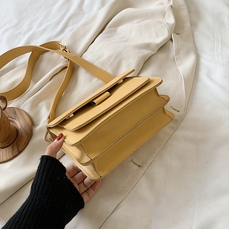 Chelique Crossbody-håndtaske I Læder Til Kvinder - Sort