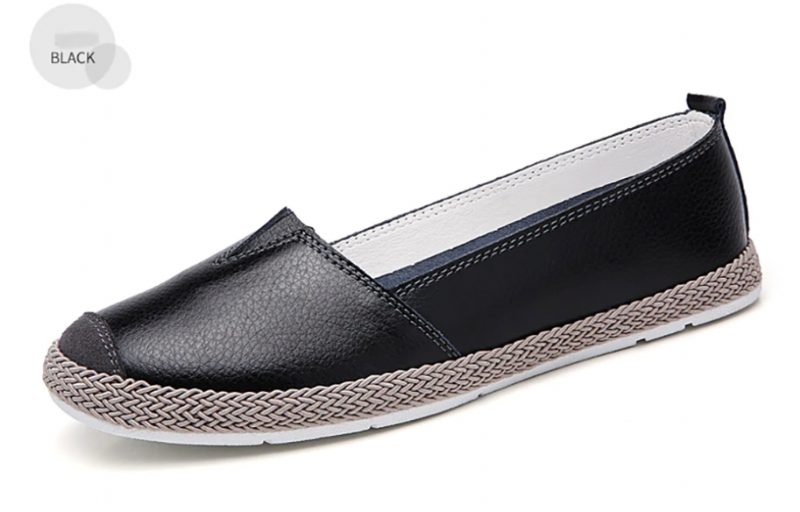 Chiapas Dame Loafer Sko - Sort sølv