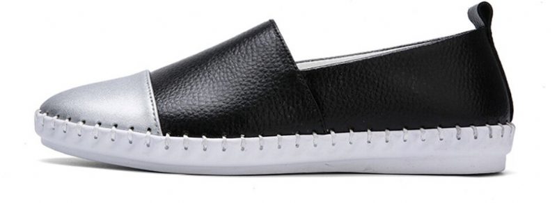 Chiapas Dame Loafer Sko - Sort sølv