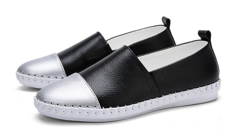 Chiapas Dame Loafer Sko - Sort sølv