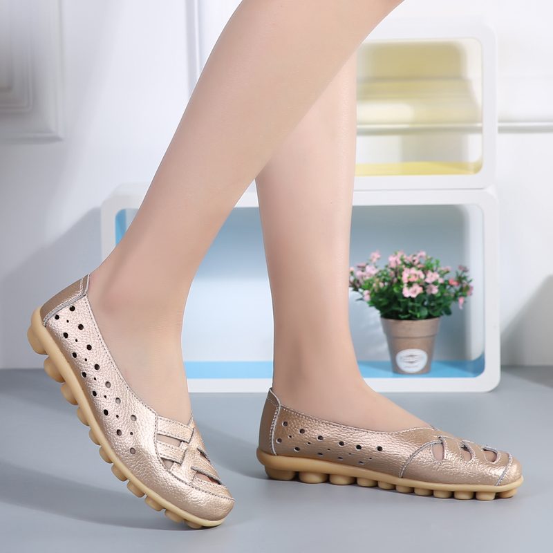 Chiara Slip-on Loafer Sko I Læder Til Kvinder - Gul