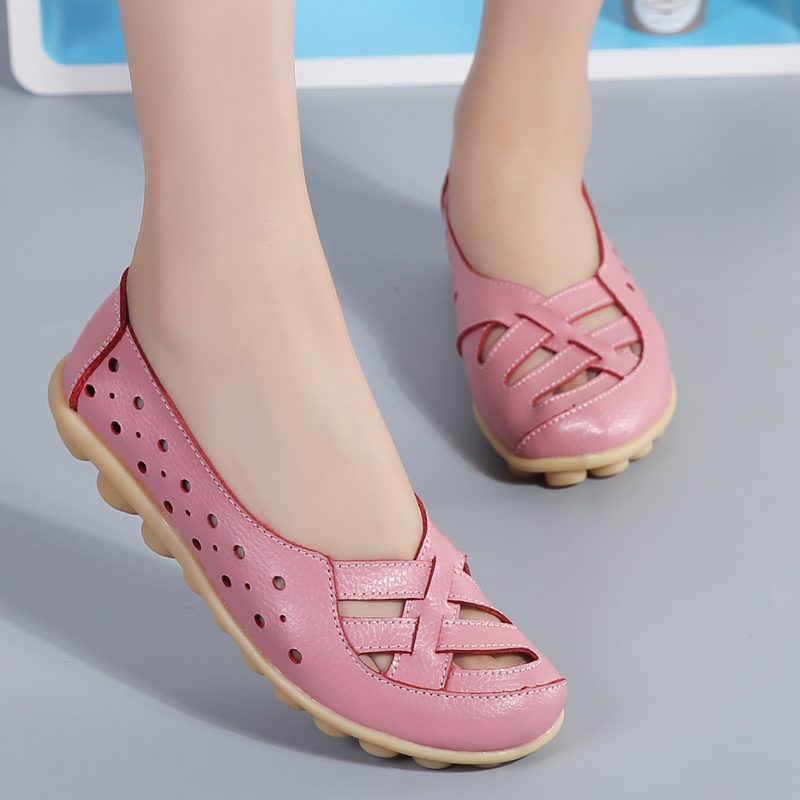 Chiara Slip-on Loafer Sko I Læder Til Kvinder - Gul