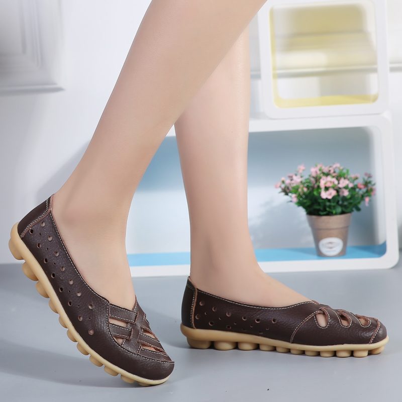 Chiara Slip-on Loafer Sko I Læder Til Kvinder - Gul