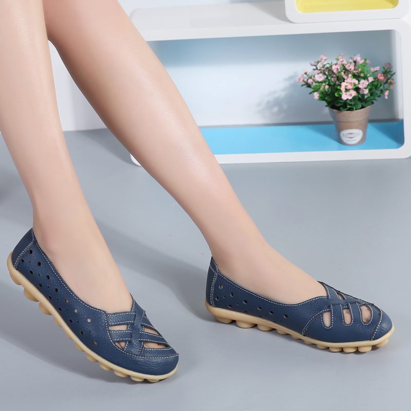 Chiara Slip-on Loafer Sko I Læder Til Kvinder - Gul