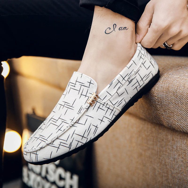 Chucho Loafers Fritidssko Til Mænd - Sort