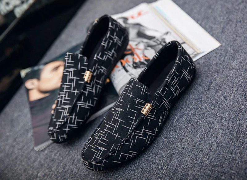 Chucho Loafers Fritidssko Til Mænd - Sort
