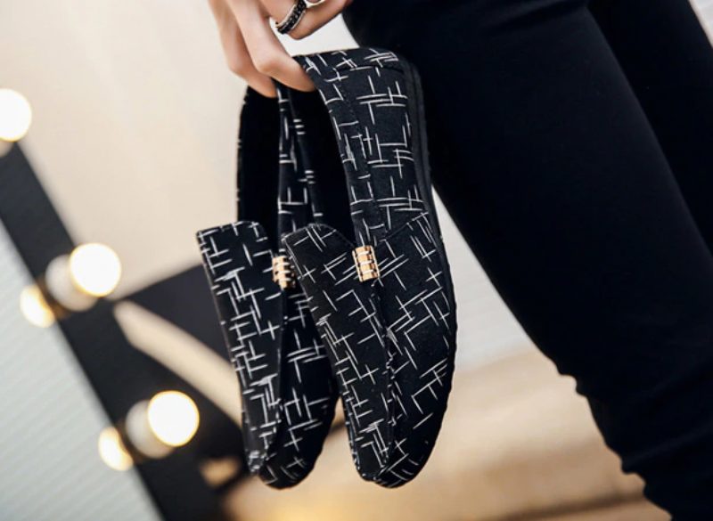 Chucho Loafers Fritidssko Til Mænd - Sort