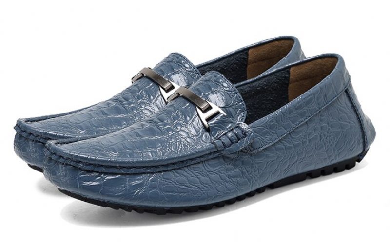 Cille Loafers Dress Sko Til Mænd - Blå