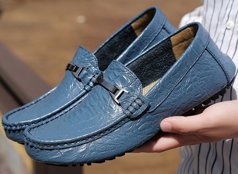 Cille Loafers Dress Sko Til Mænd - Blå