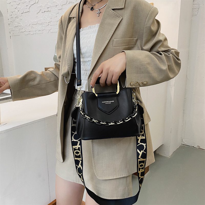 Cirilo Luksus Crossbody Håndtaske Til Kvinder - Sort