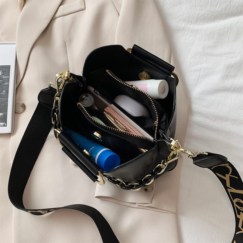 Cirilo Luksus Crossbody Håndtaske Til Kvinder - Sort