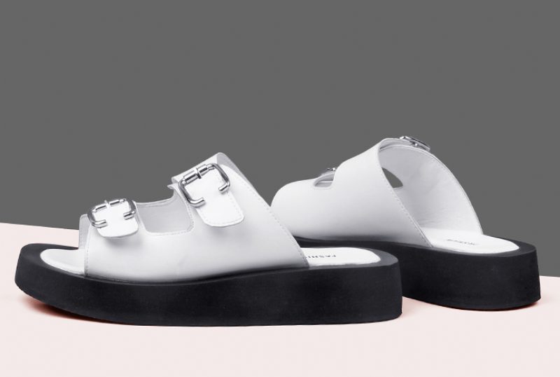 Cista Flad Sandal Til Kvinder - Sort