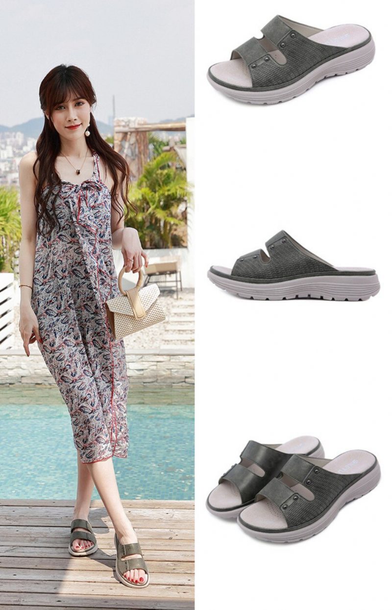 Clara Komfortabel Casual Sandal Til Kvinder - Blå