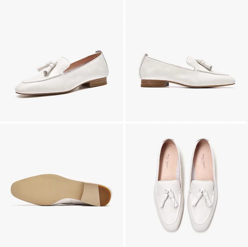 Claret Dame Loafer Sko - Sort