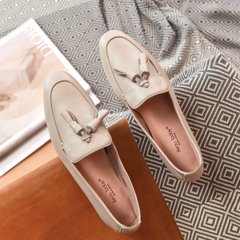 Claret Dame Loafer Sko - Sort