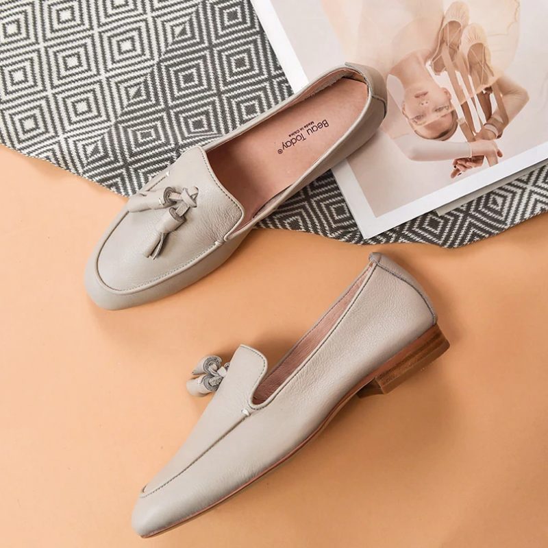 Claret Dame Loafer Sko - Sort