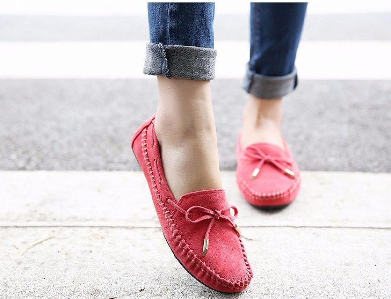 Clarise Flat Loafer-sko Til Kvinder - Beige