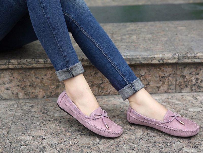 Clarise Flat Loafer-sko Til Kvinder - Beige