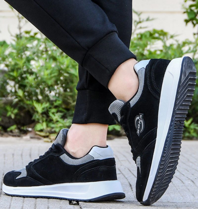 Claude Sneakers I Ruskind Til Mænd - Grå