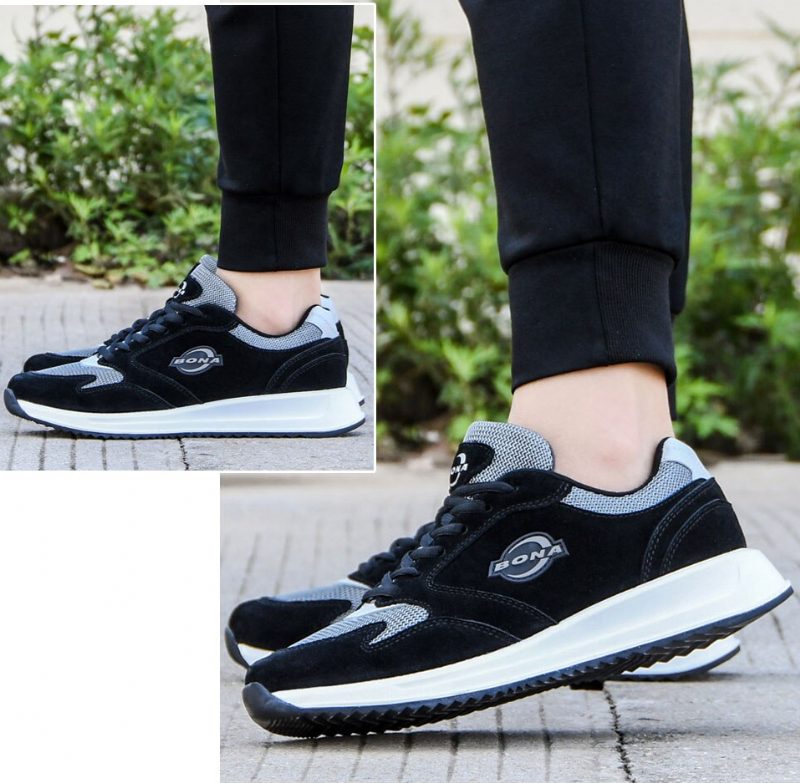 Claude Sneakers I Ruskind Til Mænd - Grå
