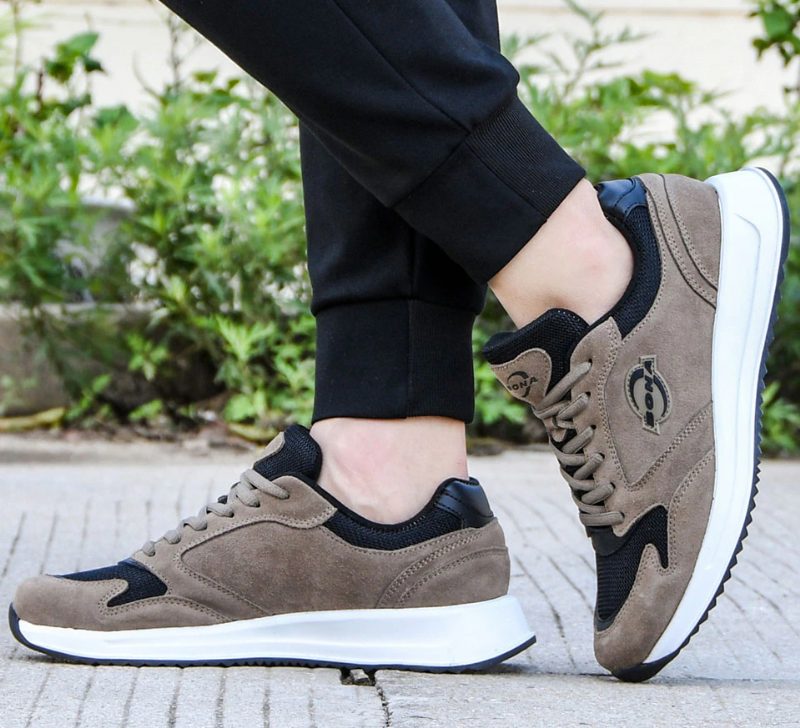 Claude Sneakers I Ruskind Til Mænd - Grå