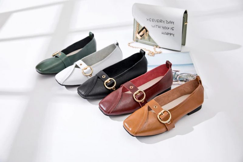 Claudi Dame Loafer Sko - Rød