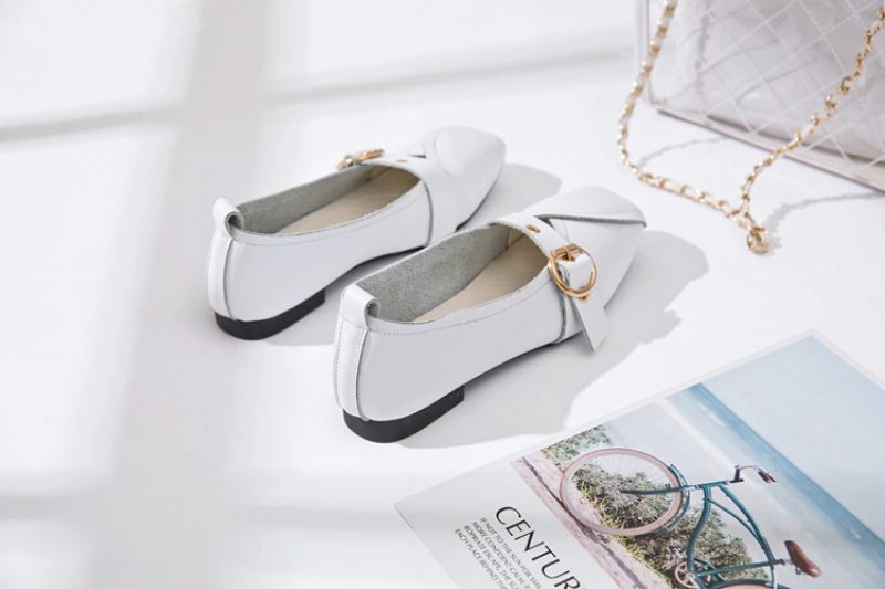 Claudi Dame Loafer Sko - Rød