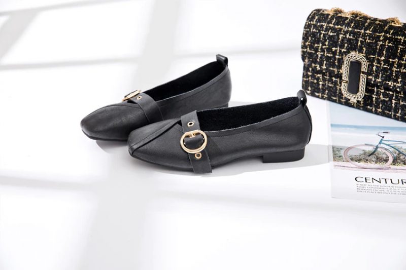 Claudi Dame Loafer Sko - Rød
