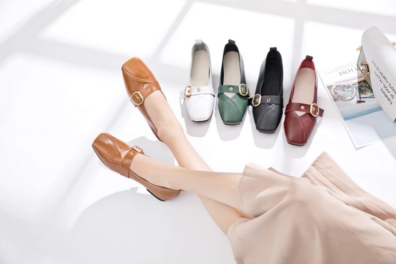 Claudi Dame Loafer Sko - Rød