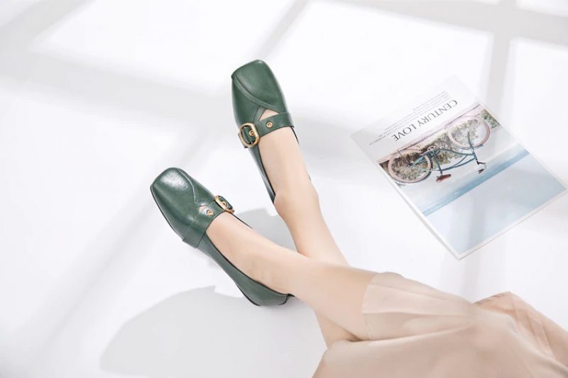 Claudi Dame Loafer Sko - Rød