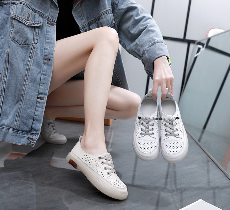 Claudia Casual Sportssneaker Til Kvinder - Beige