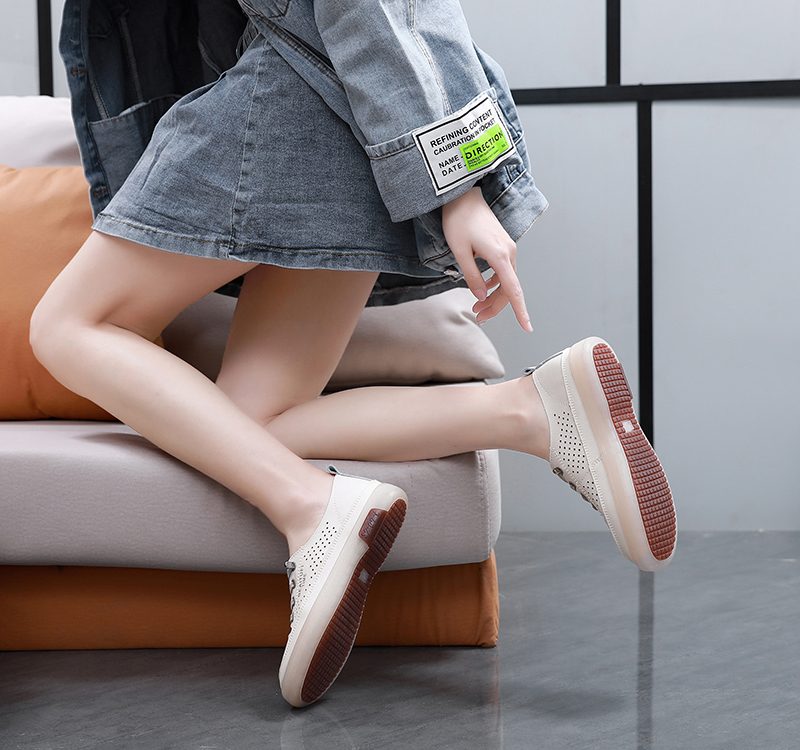 Claudia Casual Sportssneaker Til Kvinder - Beige