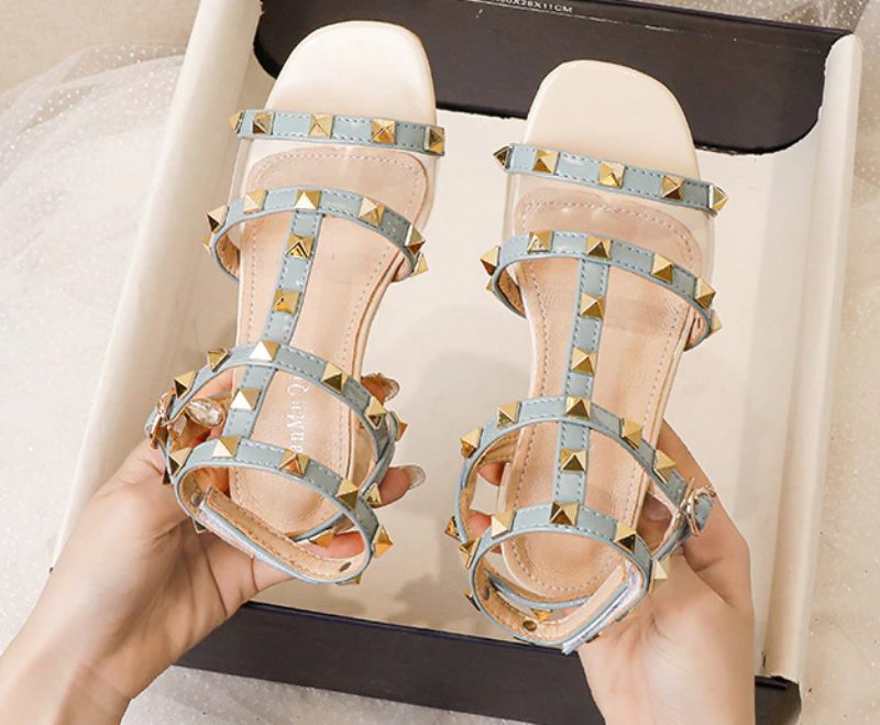 Claudia Piger Gladiator Sandal - Gylden